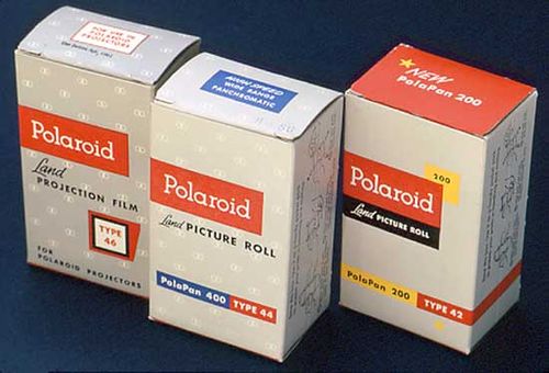 старий фірмовий стиль Polaroid